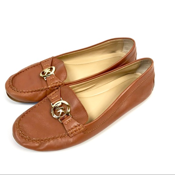 Michael kors tan flats Clearance